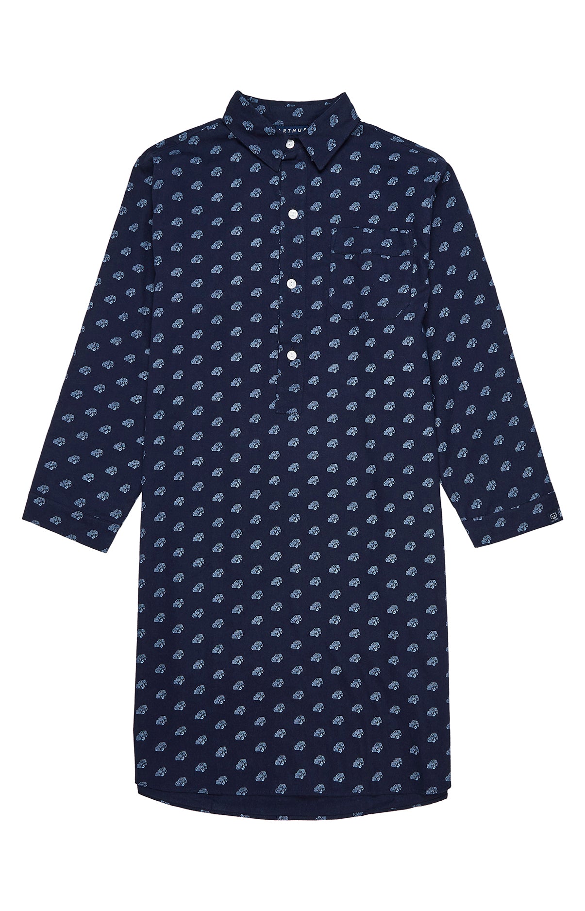 arthur-bob-chemise-grand-p-re-2cv-pilou-marine-homme image 3