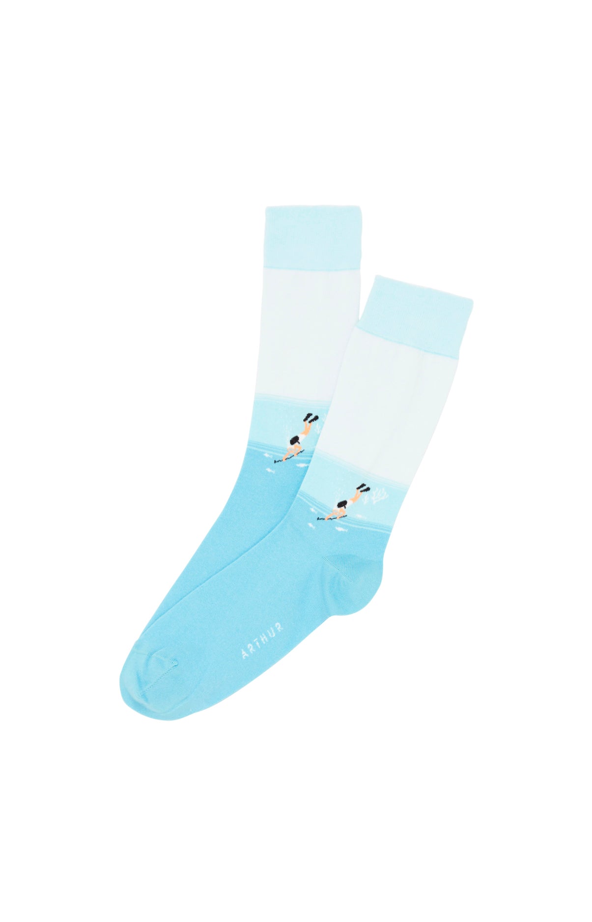 arthur-bob-chaussettes-plongeur-lagon-coton-bio image 1