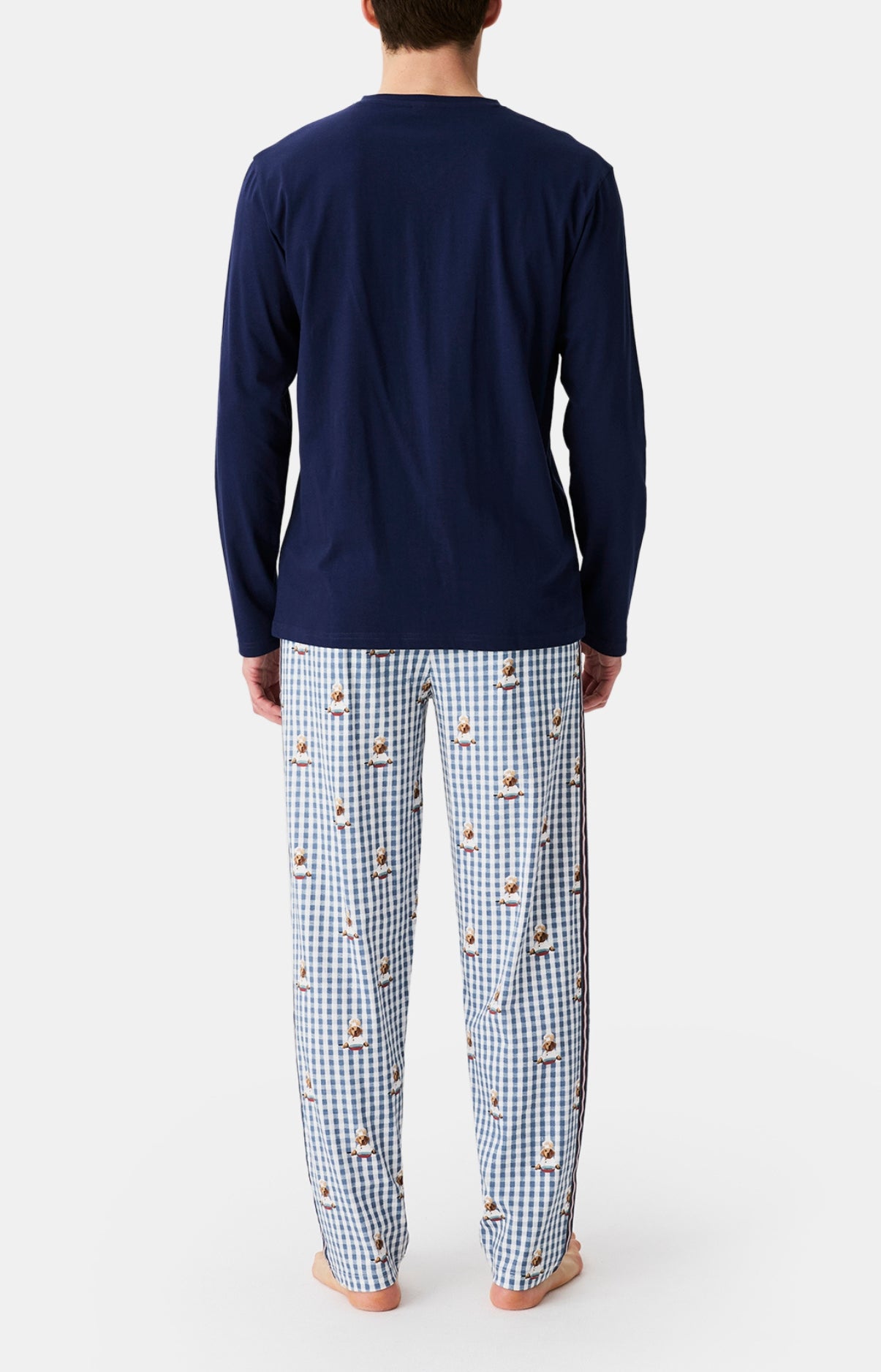 arthur-bob-pyjama-a-po-le-gris-jersey-coton-bio-homme image 5