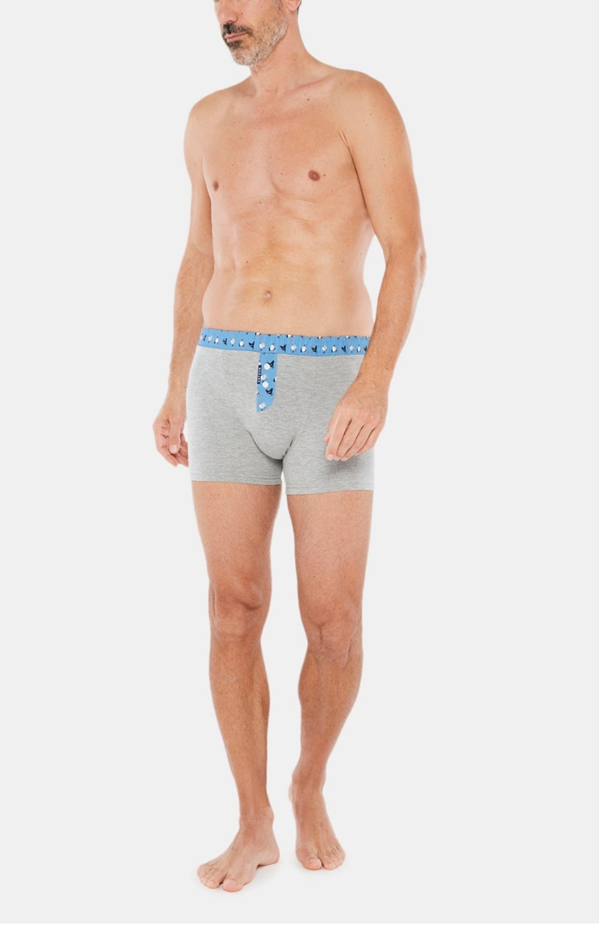 arthur-bob-club-boxer-gris-coton-bio-uni image 4