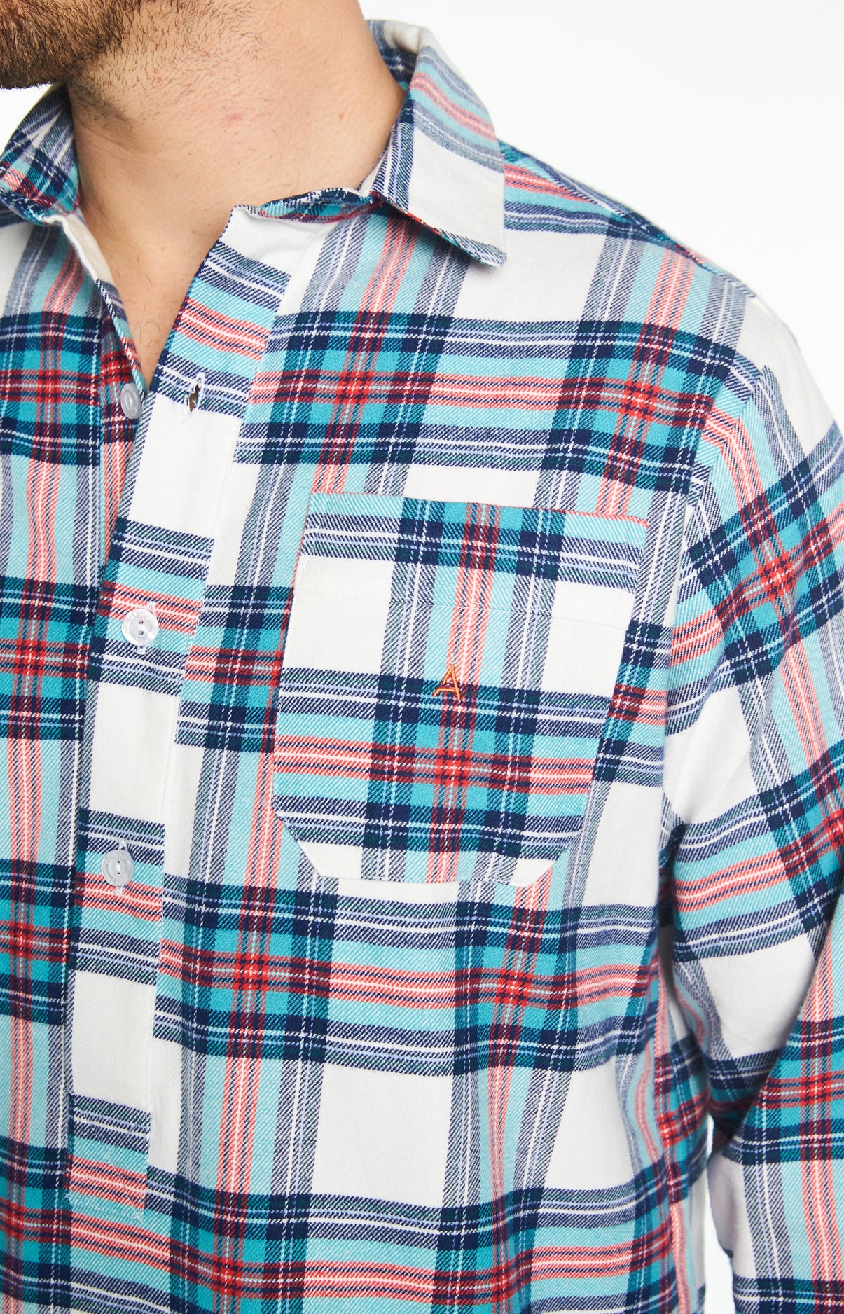 arthur-bob-chemise-grand-p-re-logan-neige-coton image 4