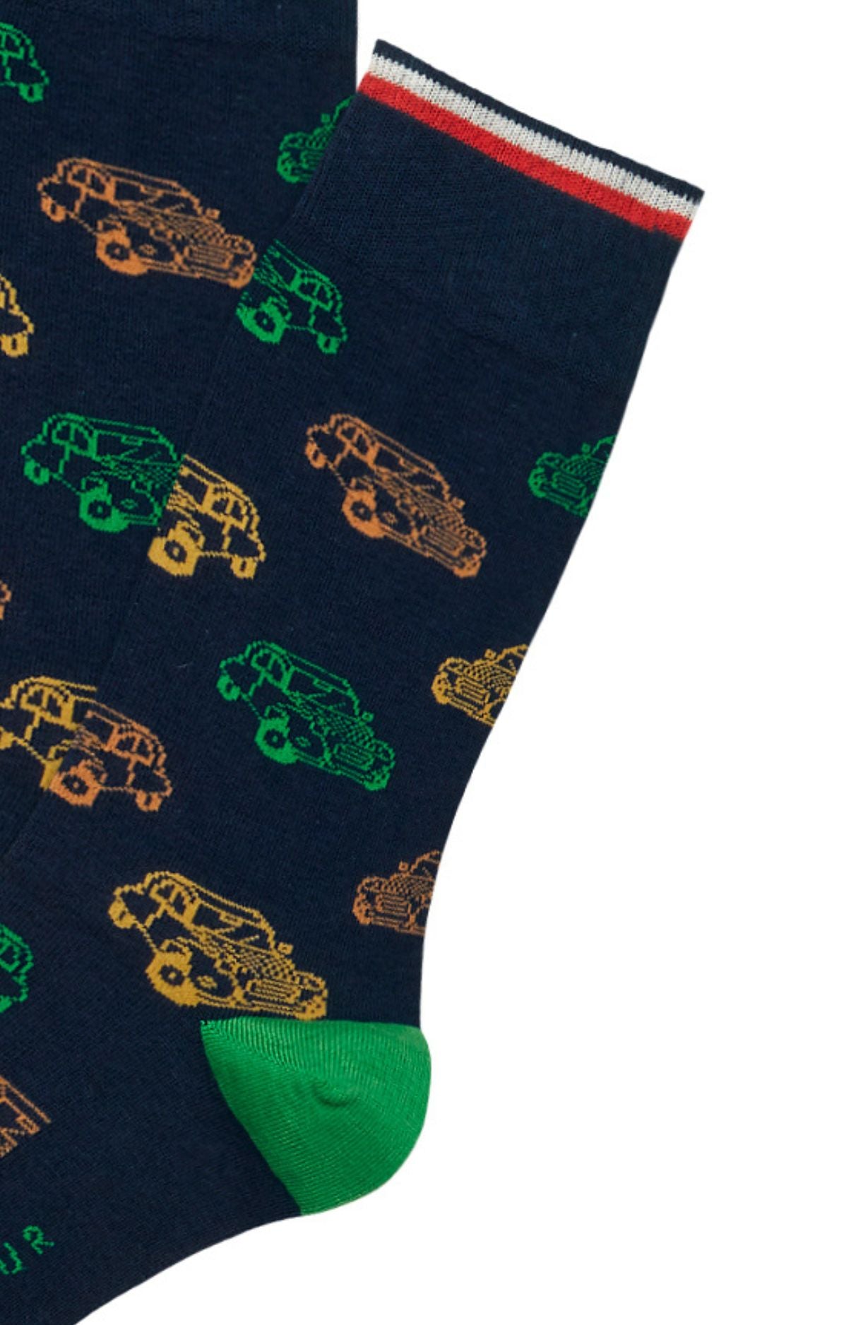 arthur-bob-chaussettes-2cv-mi-hautes-multicolore-coton image 2