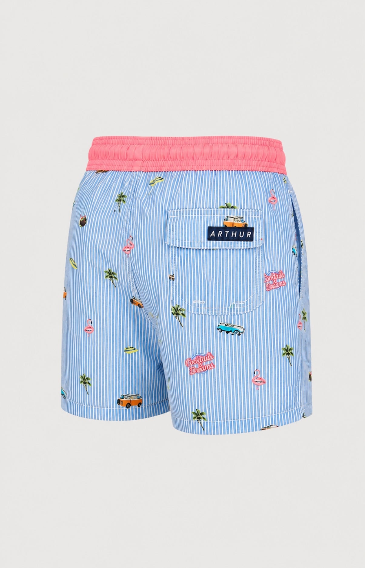 arthur-bob-californie-short-de-bain-enfant-bleu image 5