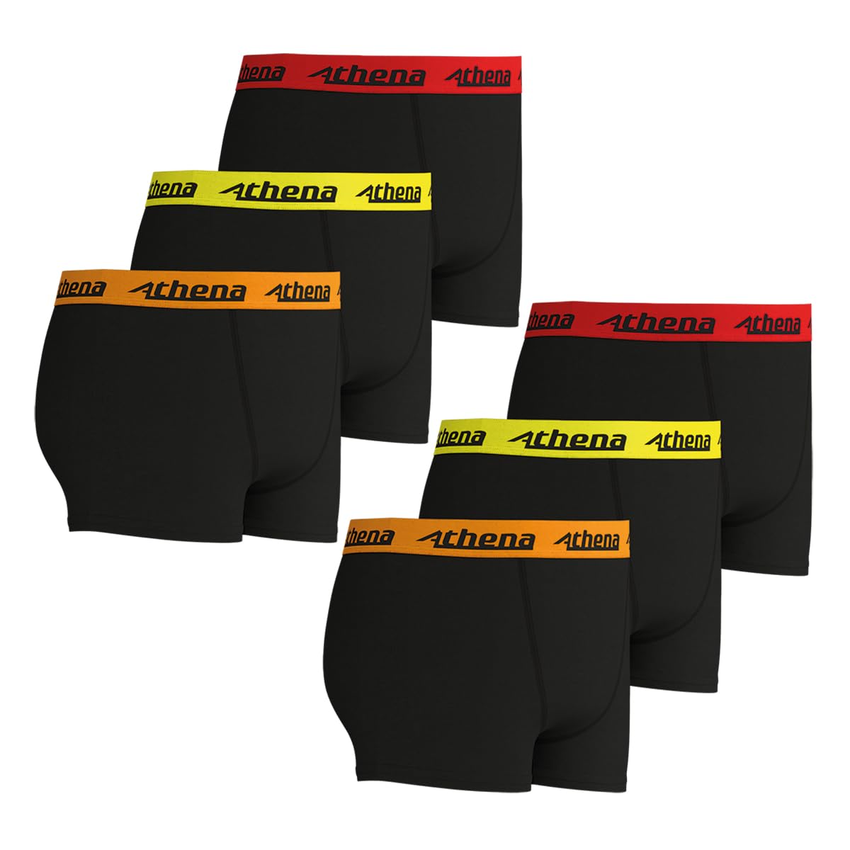 athena-ecopack-boxer-gar-on-16-ans-lot-6-coton-stretch image 2