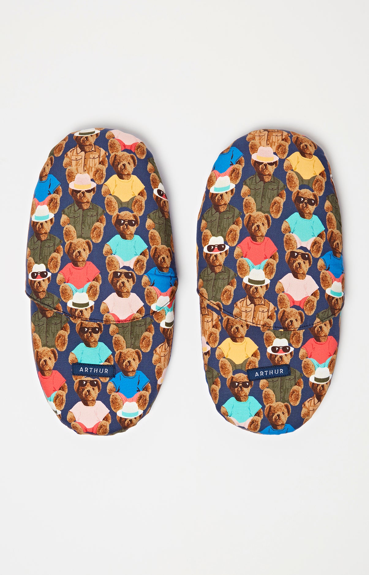 arthur-bob-teddy-pantoufles-multicolore-43-45 image 2