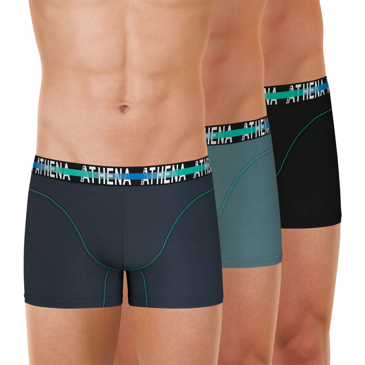 athena-endurance-24h-lot-3-boxers-homme-taille-m-coton image 3
