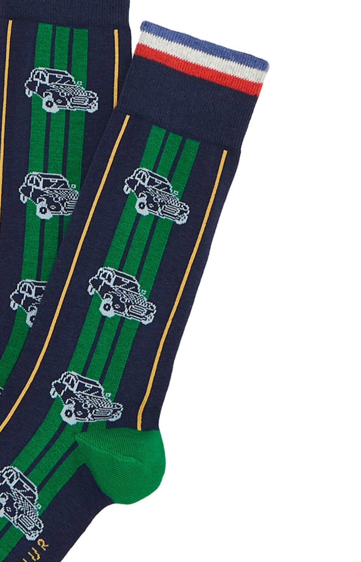 arthur-2cv-chaussettes-homme-marine-40-46-coton-bio image 2