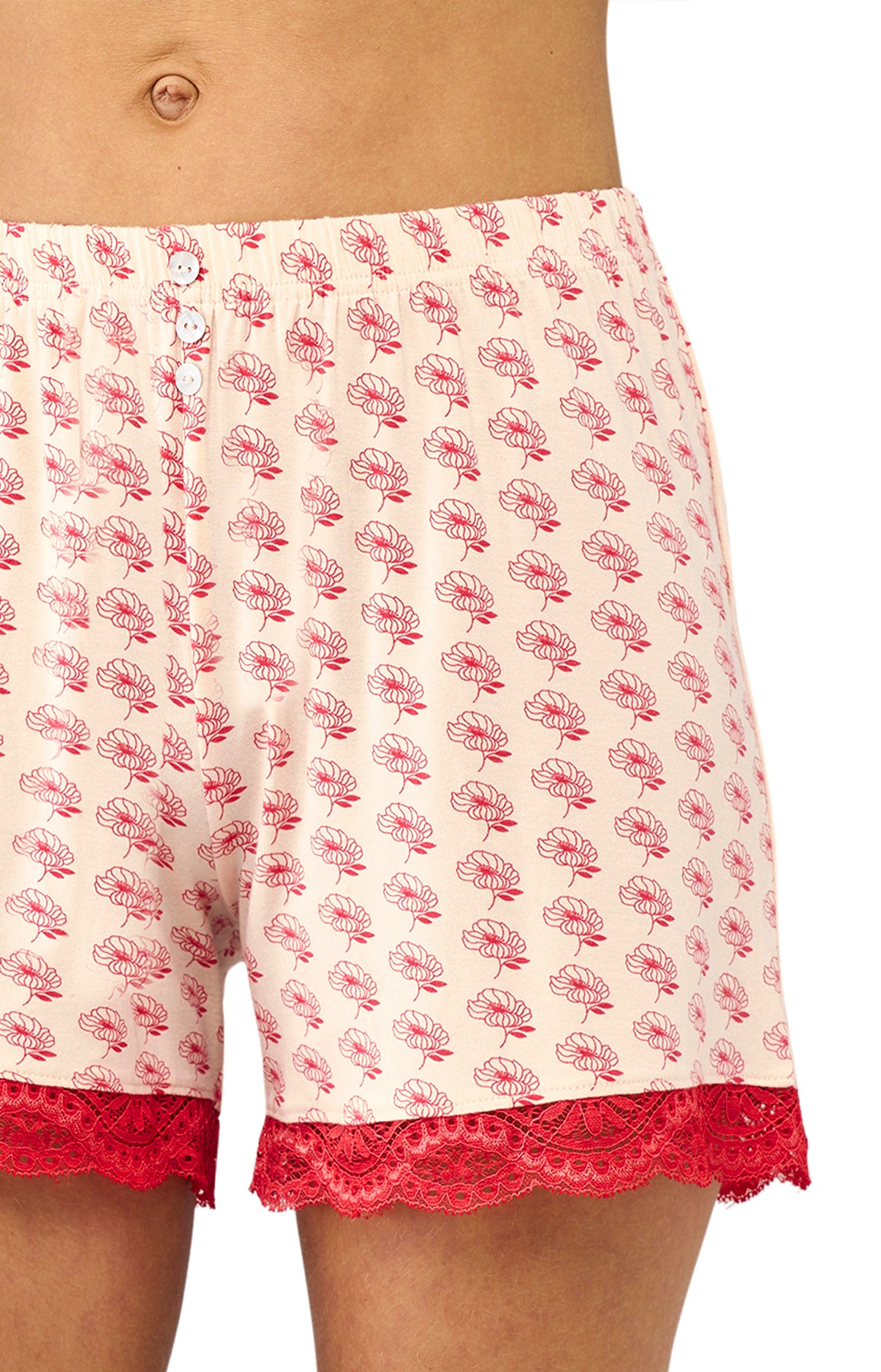 arthur-bob-fleur-safi-short-modal-rose-dentelle image 5