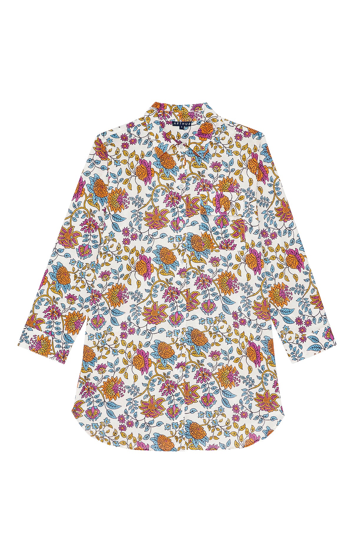 arthur-bob-indie-robe-chemise-femme-multicolore-voile-coton image 3