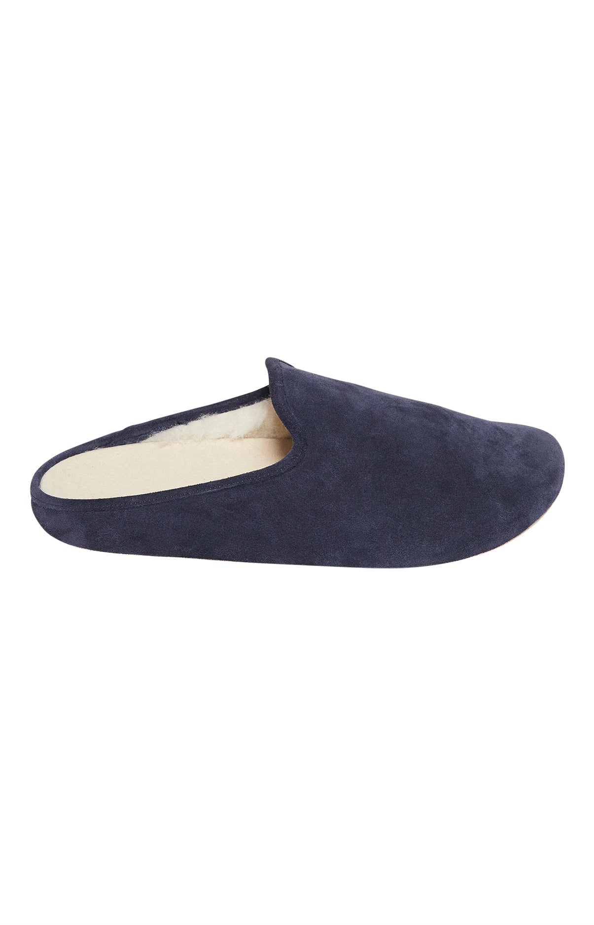 arthur-bob-mules-cuir-velours-marine-homme-laine image 3