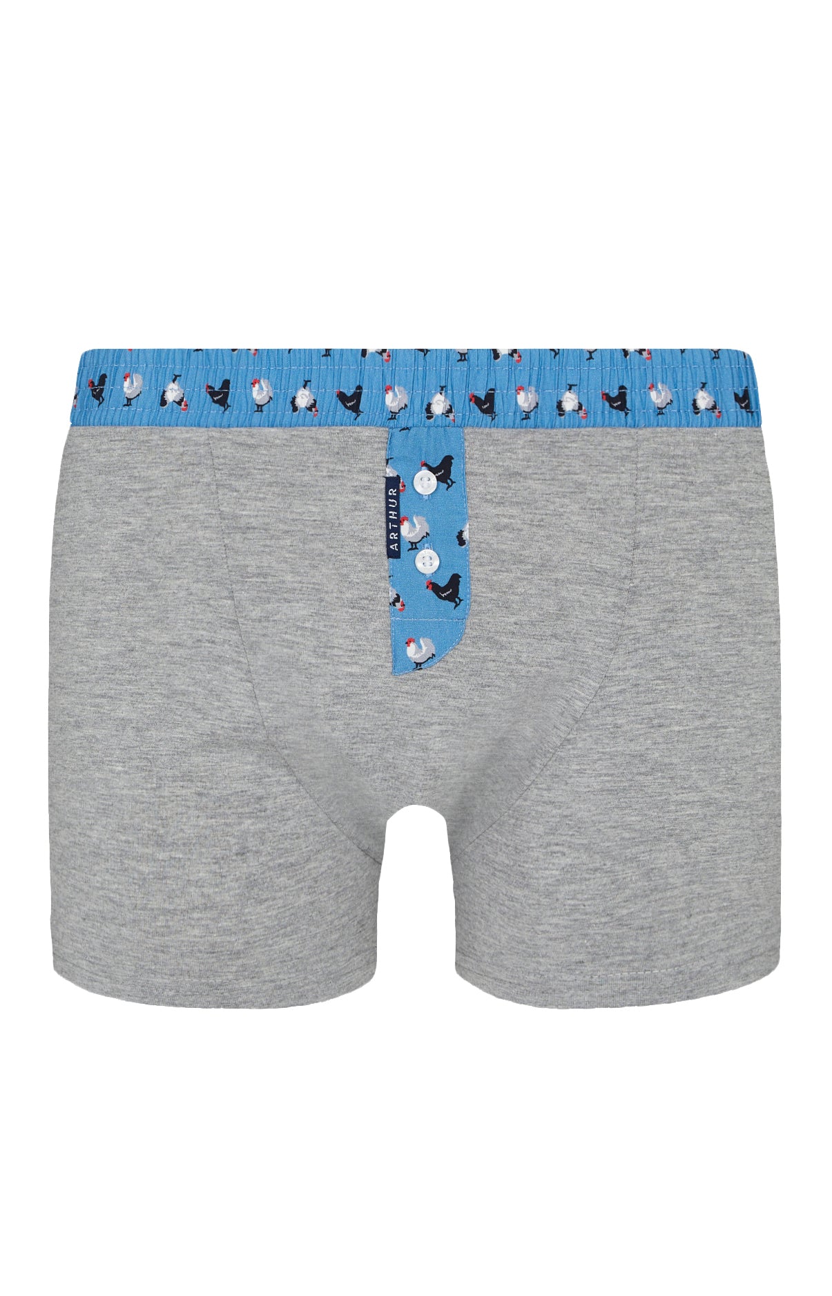 arthur-bob-club-boxer-gris-coton-bio-uni image 3