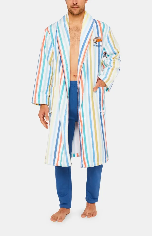 arthur-bob-2cv-peignoir-coton-multicolore-col-ch-le image 1