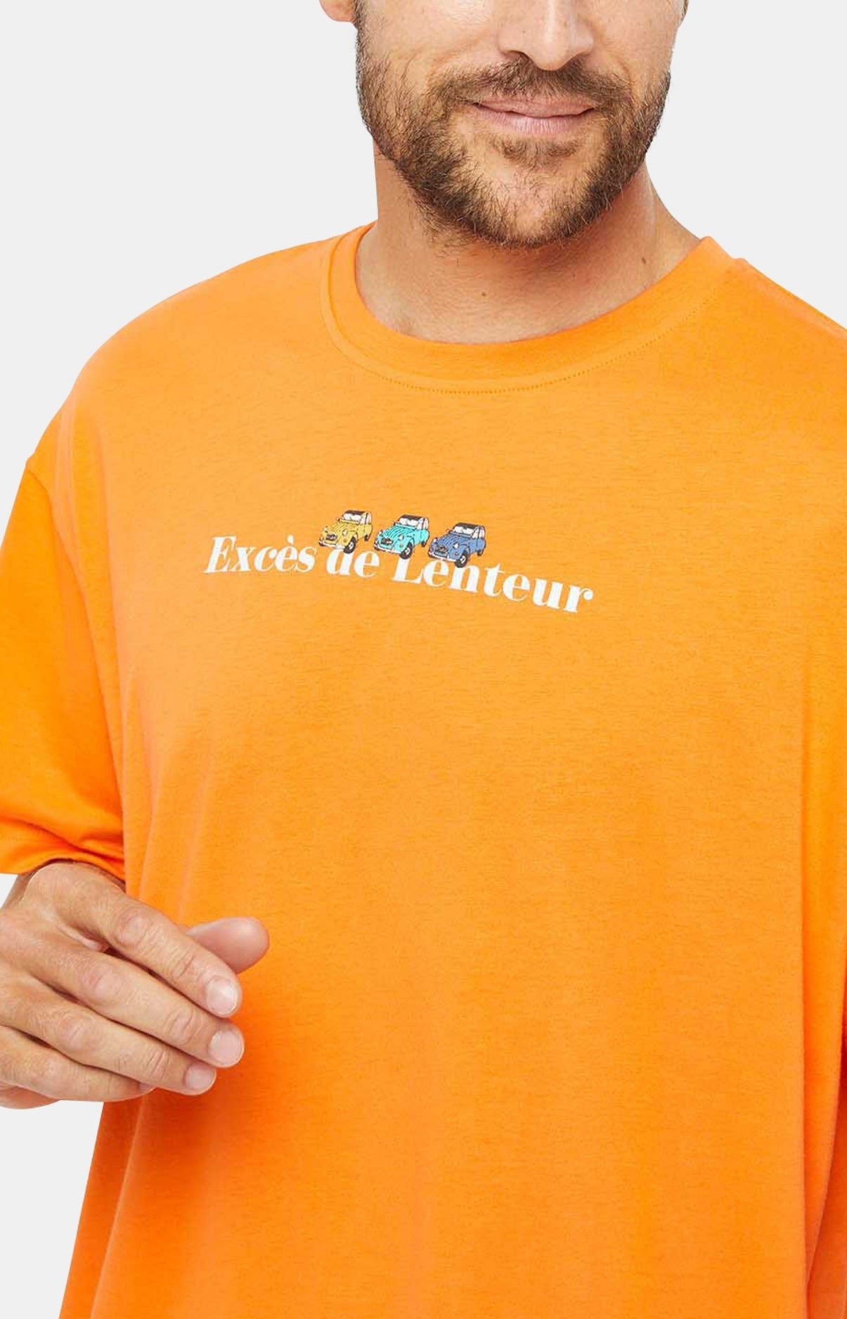 arthur-bob-2cv-maxi-tee-shirt-nuit-orange-tu image 2