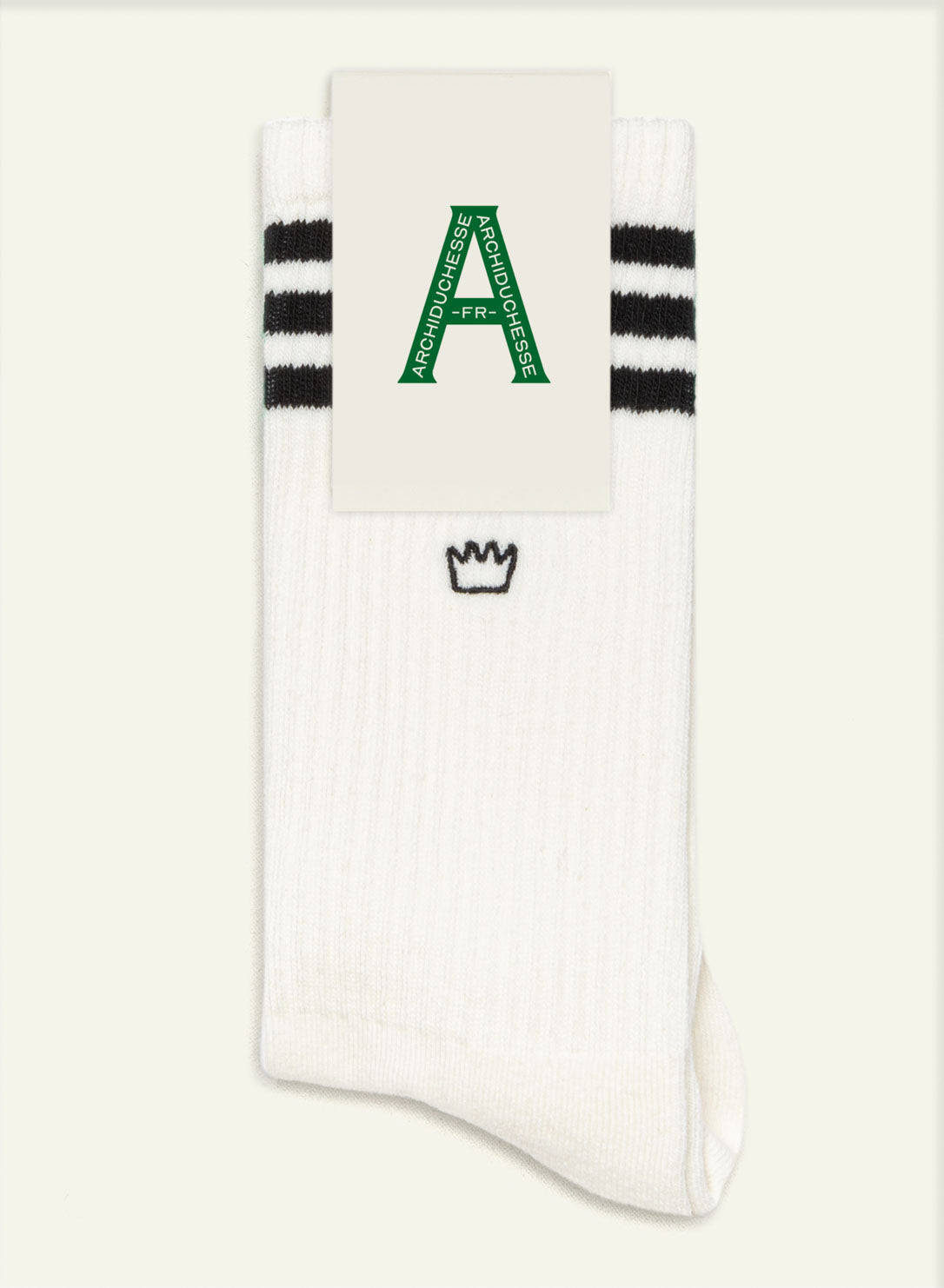 archiduchesse-bouclette-ray-e-noire-classique-chaussettes-36-41 image 3