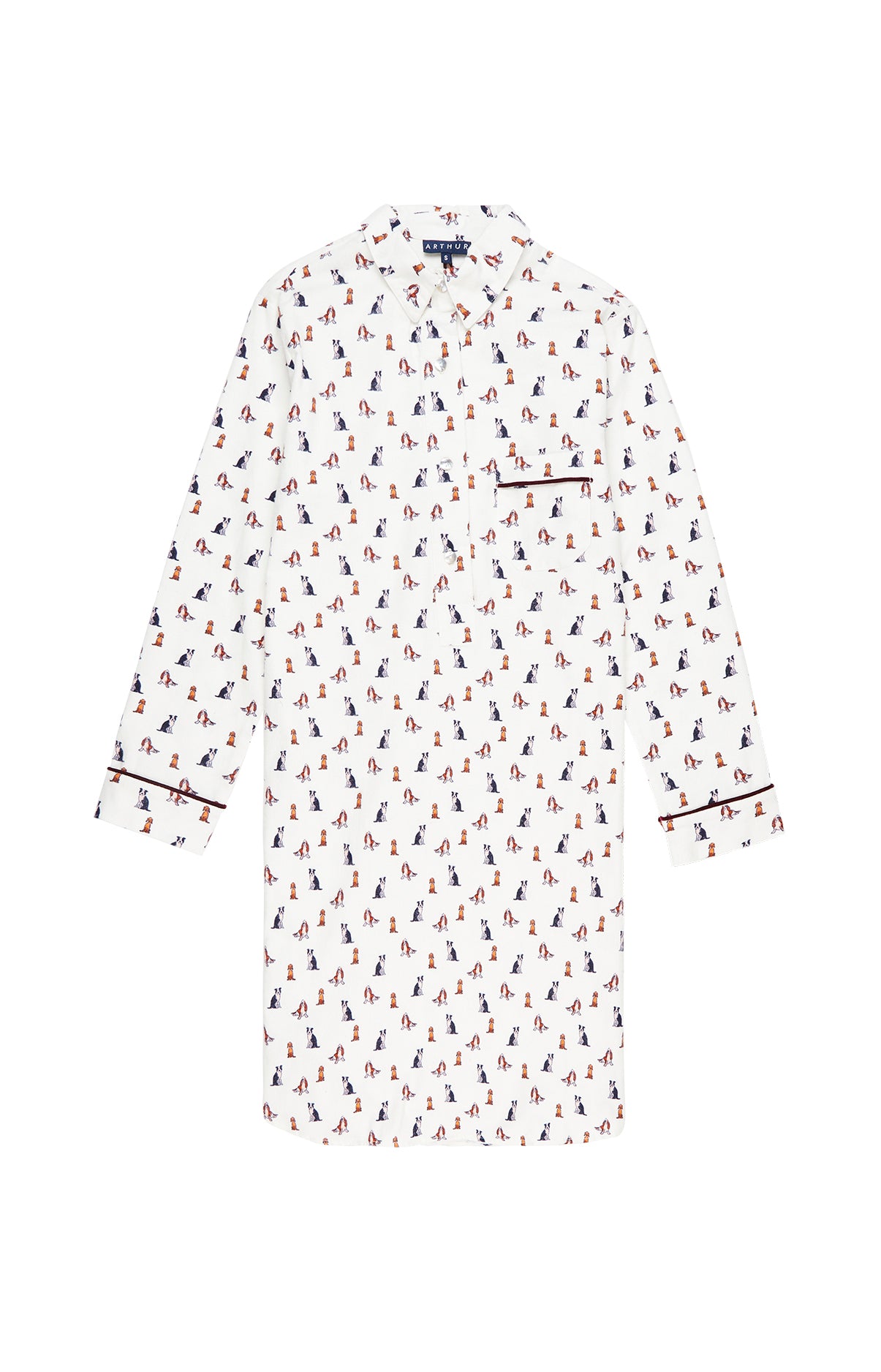 arthur-bob-chemise-toutou-nuit-ivoire-pilou-femme image 3