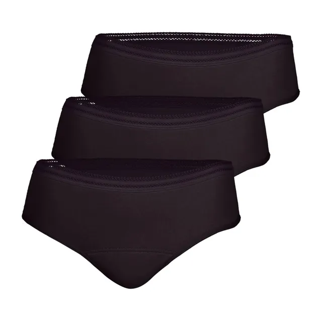 athena-dailyz-lot-3-culottes-menstruelles-xs-noir image 1