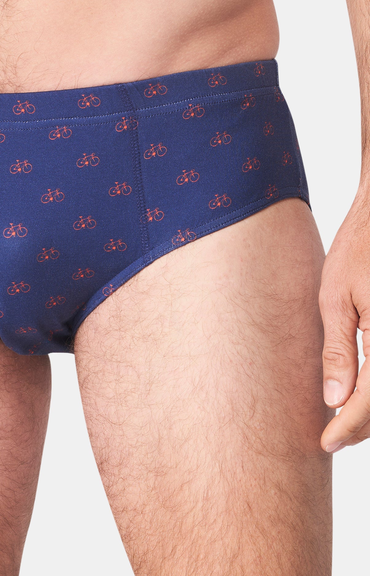 arthur-le-club-petit-v-lo-slip-marine-coton-bio image 2