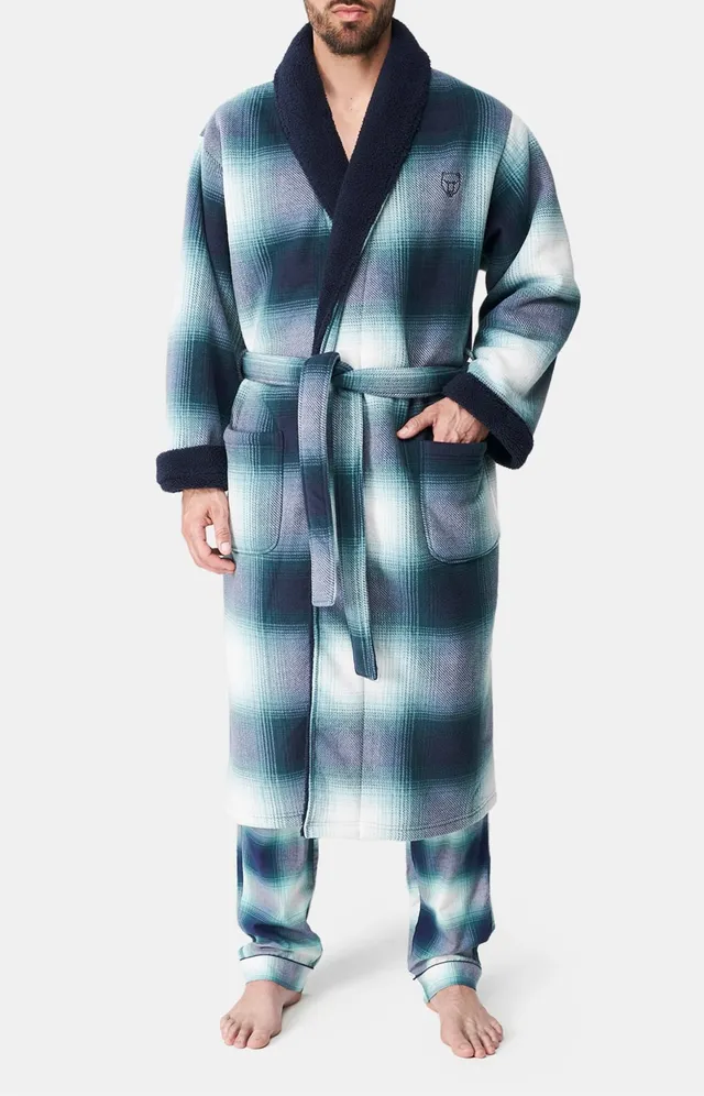arthur-bob-liam-robe-de-chambre-marine-polaire image 1