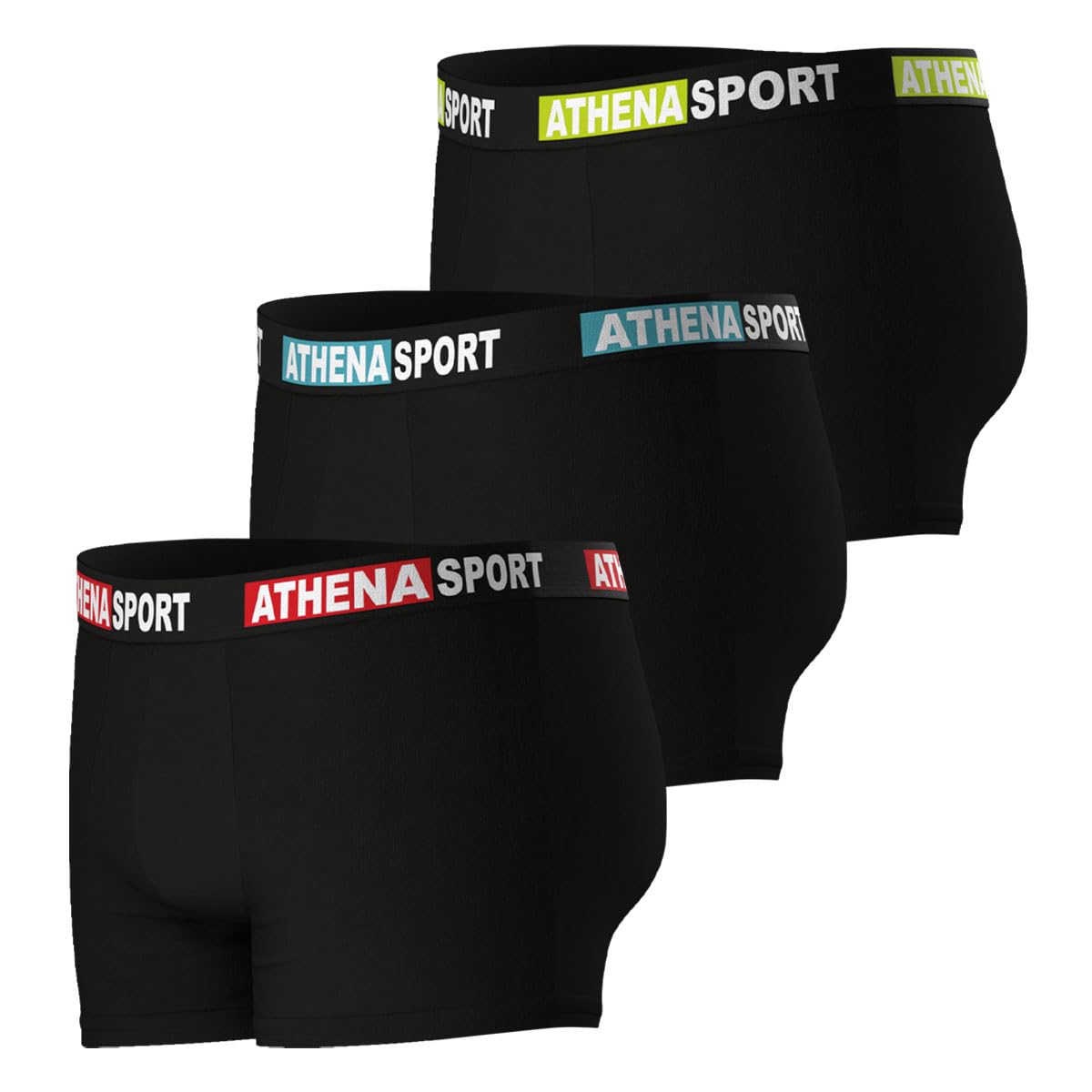 athena-daily-sport-lot-3-boxers-homme-coton image 3