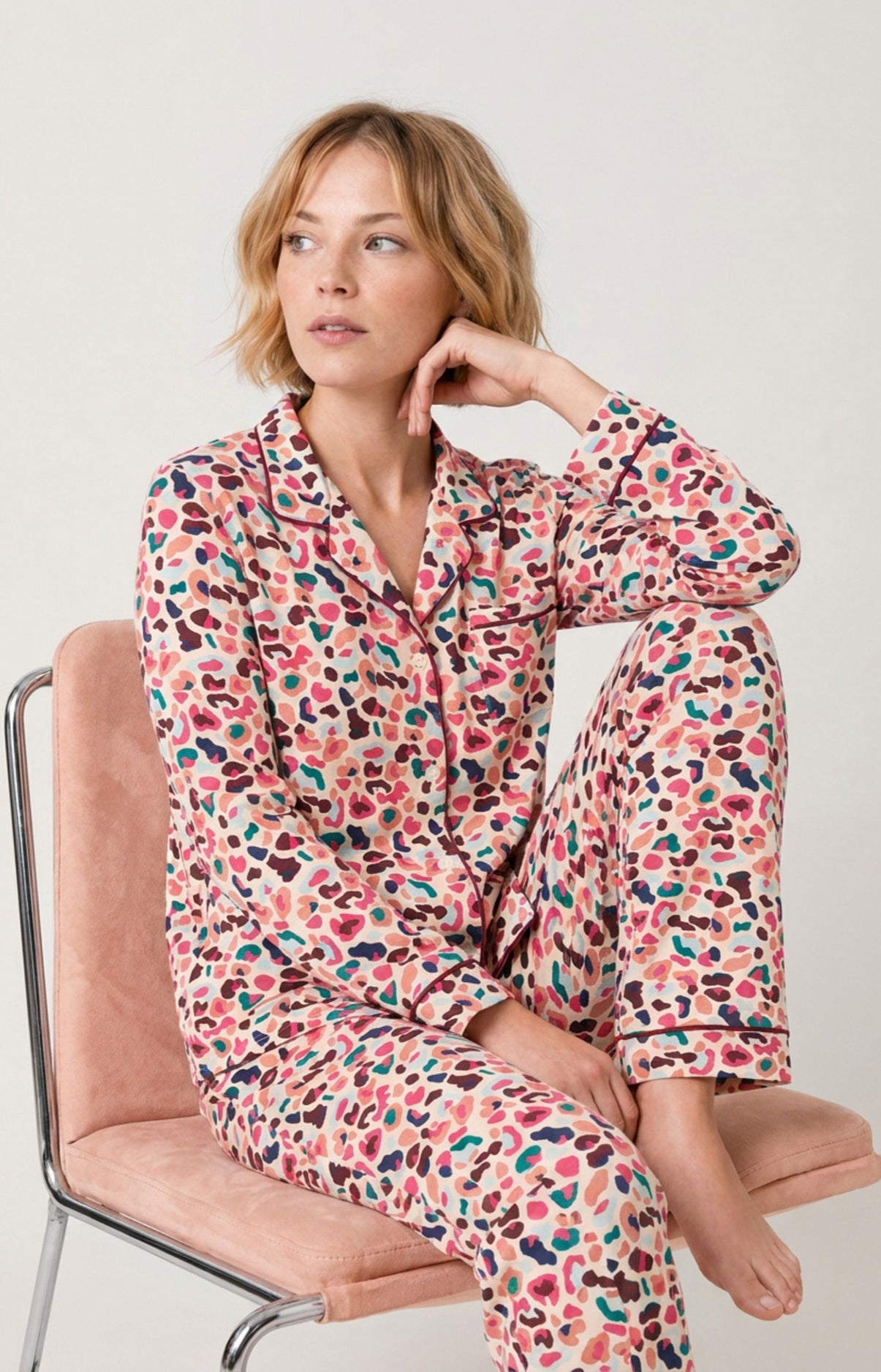 arthur-bob-pyjama-boutonn-l-opoldine-modal-l-opard image 1