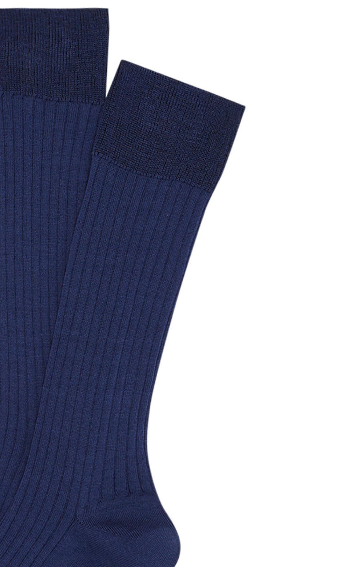 arthur-marine-chaussettes-homme-marine-fil-d-cosse image 2