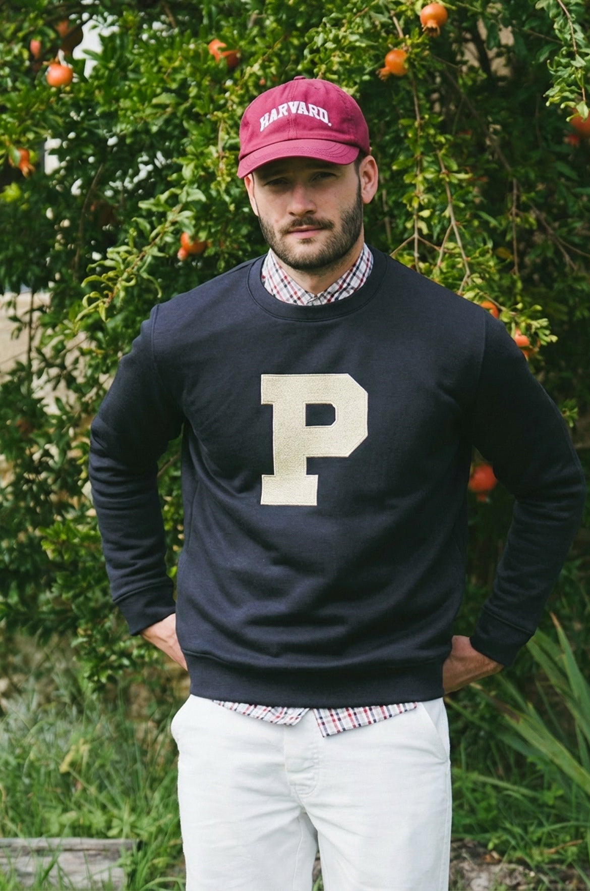 p-trone-sweat-college-pull-r-confortant-bleu-marine-m image 5