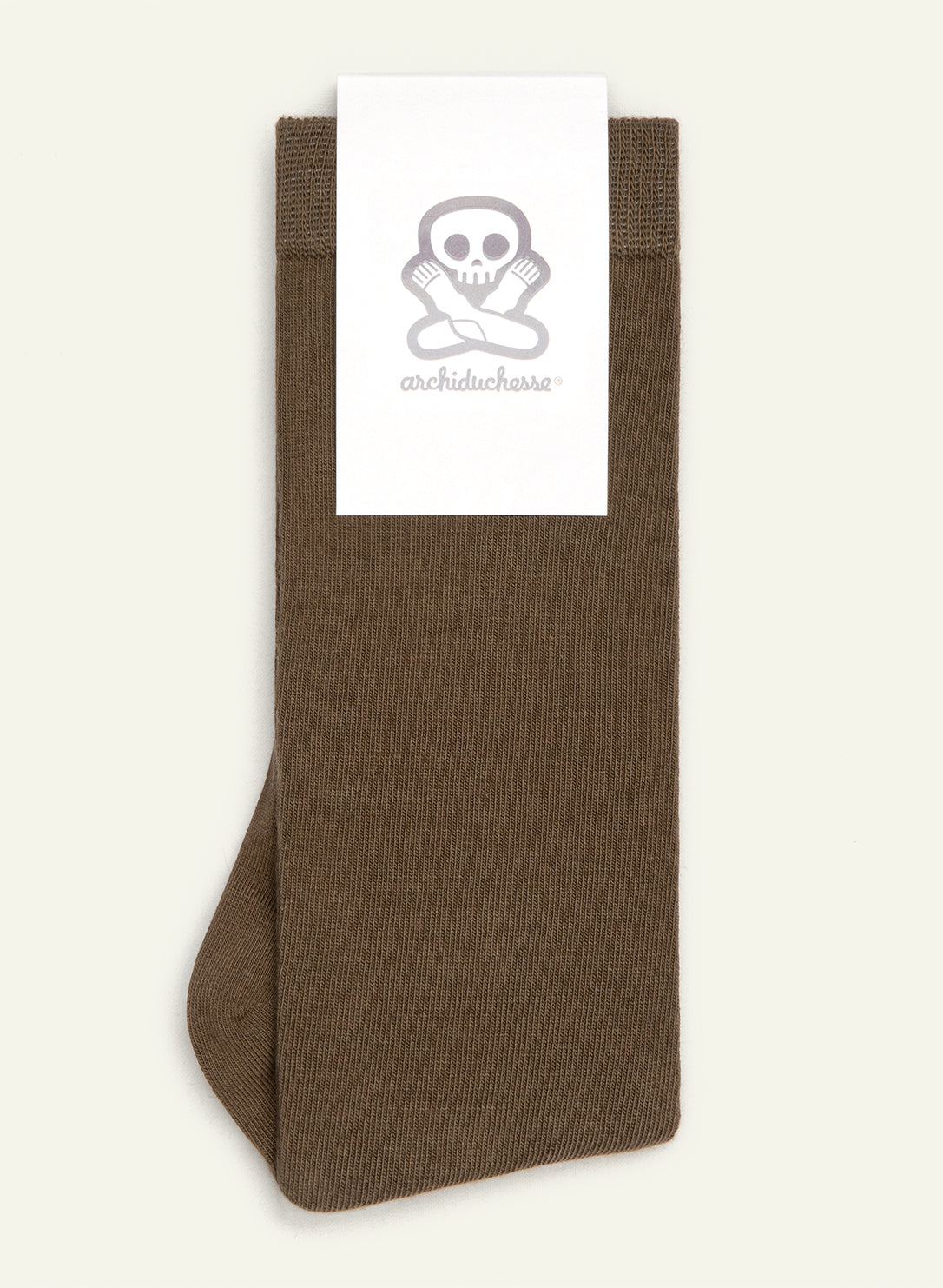 archiduchesse-de-ville-brun-cigare-chaussettes-coton-mi-hautes image 3