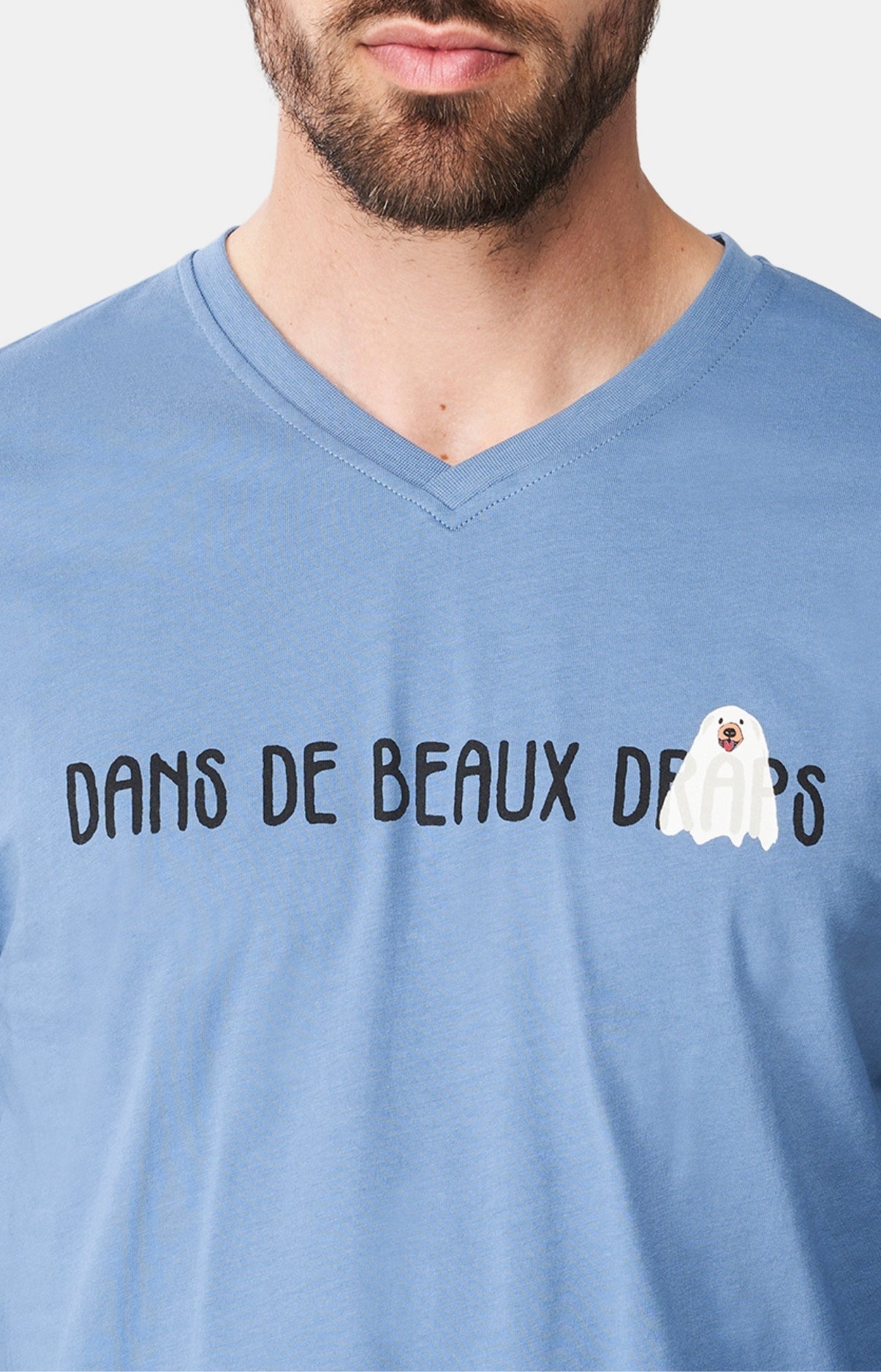 arthur-bob-dans-de-beaux-draps-pyjama-homme-noir-coton-bio image 2