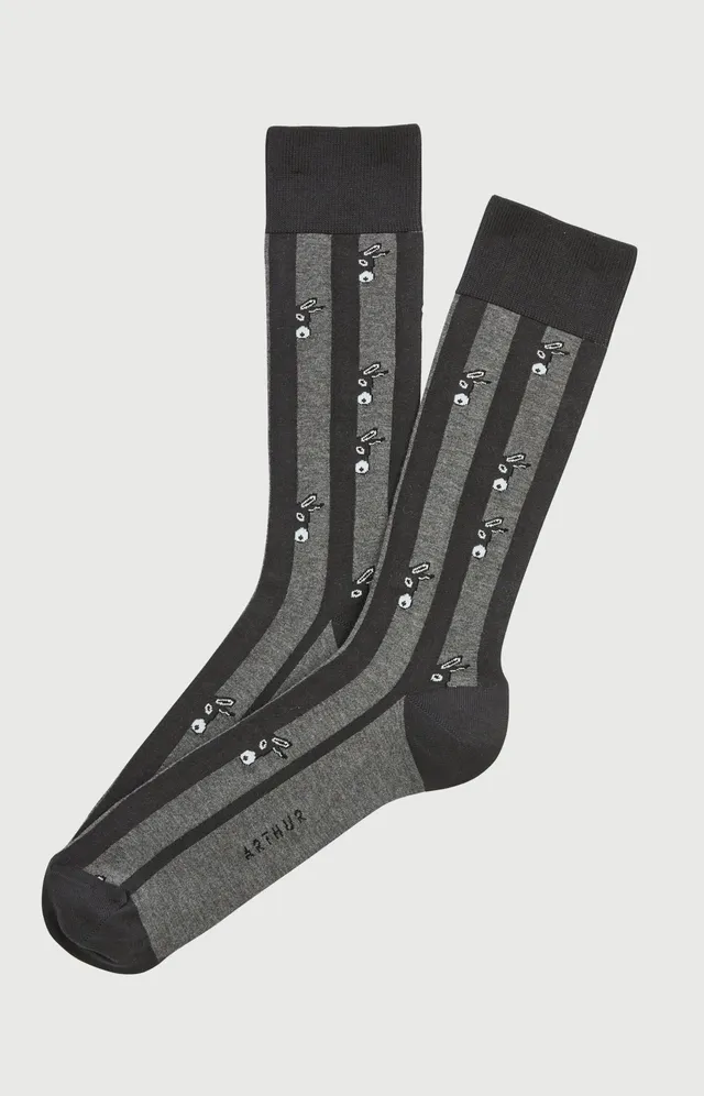 arthur-bob-ne-gris-chaussettes-homme-gris-40-46 image 1