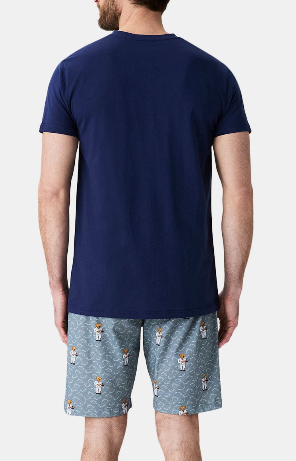 arthur-bob-esprit-livre-pyjashort-homme-gris-coton-bio image 6