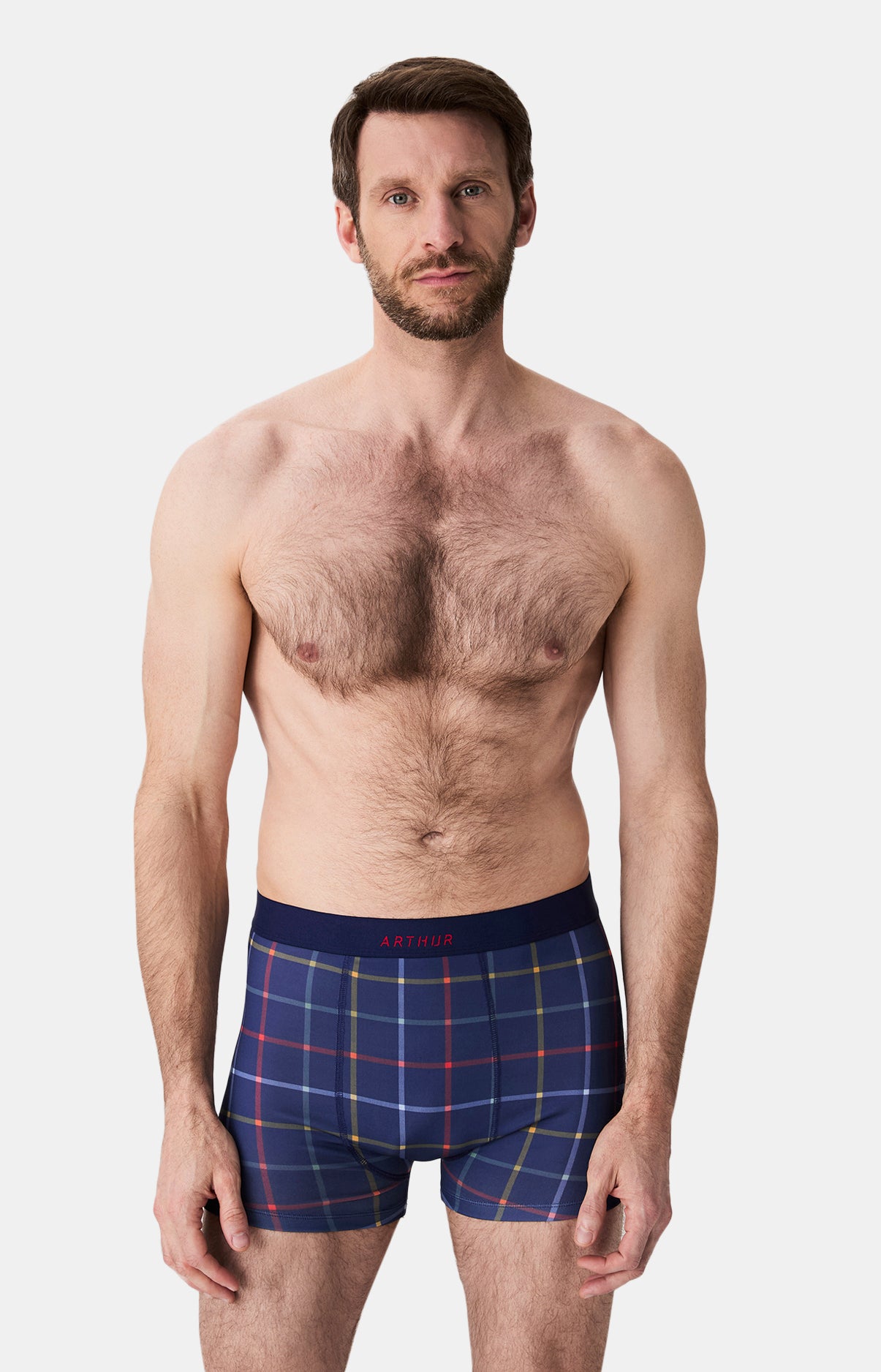 arthur-cleveland-boxer-homme-marine-microfibre image 2