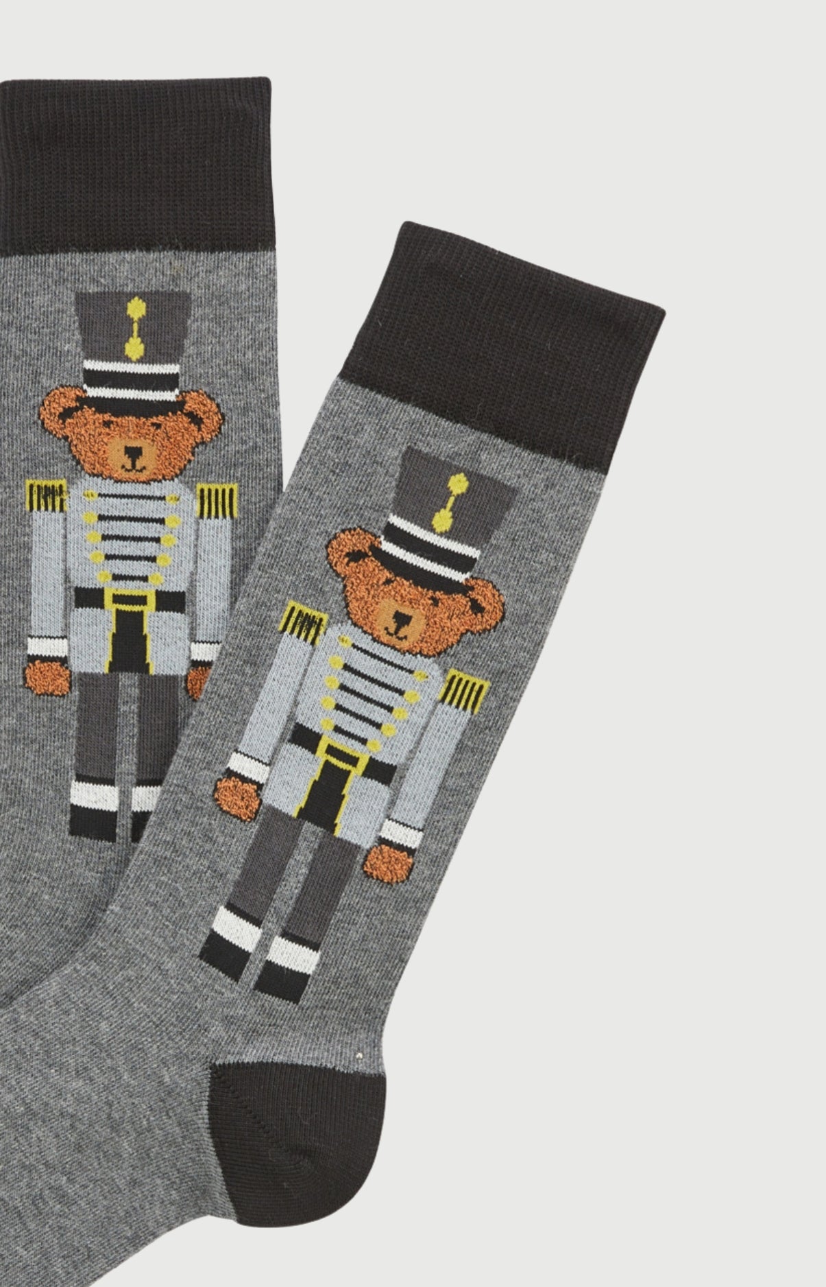 arthur-bob-teddy-casse-noisette-chaussettes-homme-gris-40-46-coton image 2