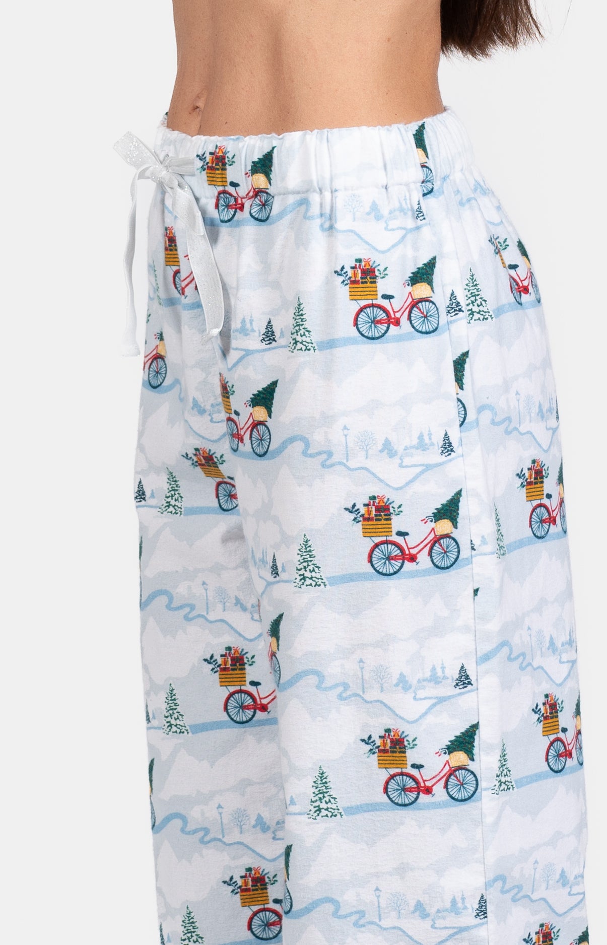 arthur-bob-no-l-pyjama-boutonn-femme-blanc-flanelle-coton image 4