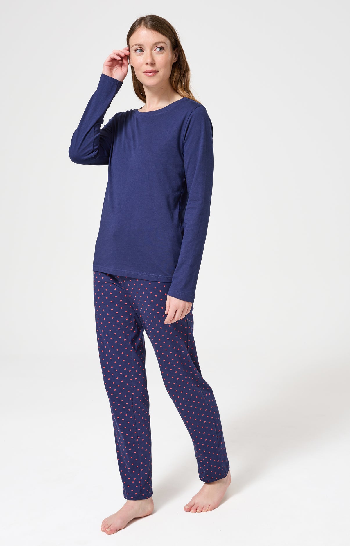 arthur-bob-valentine-pyjama-femme-rouge-coton-bio image 4