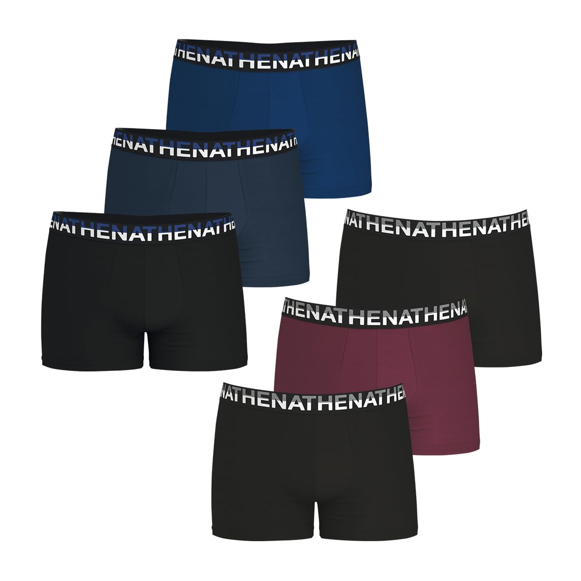 athena-easy-essentiel-boxer-homme-xxl-lot-6-coton-stretch image 1