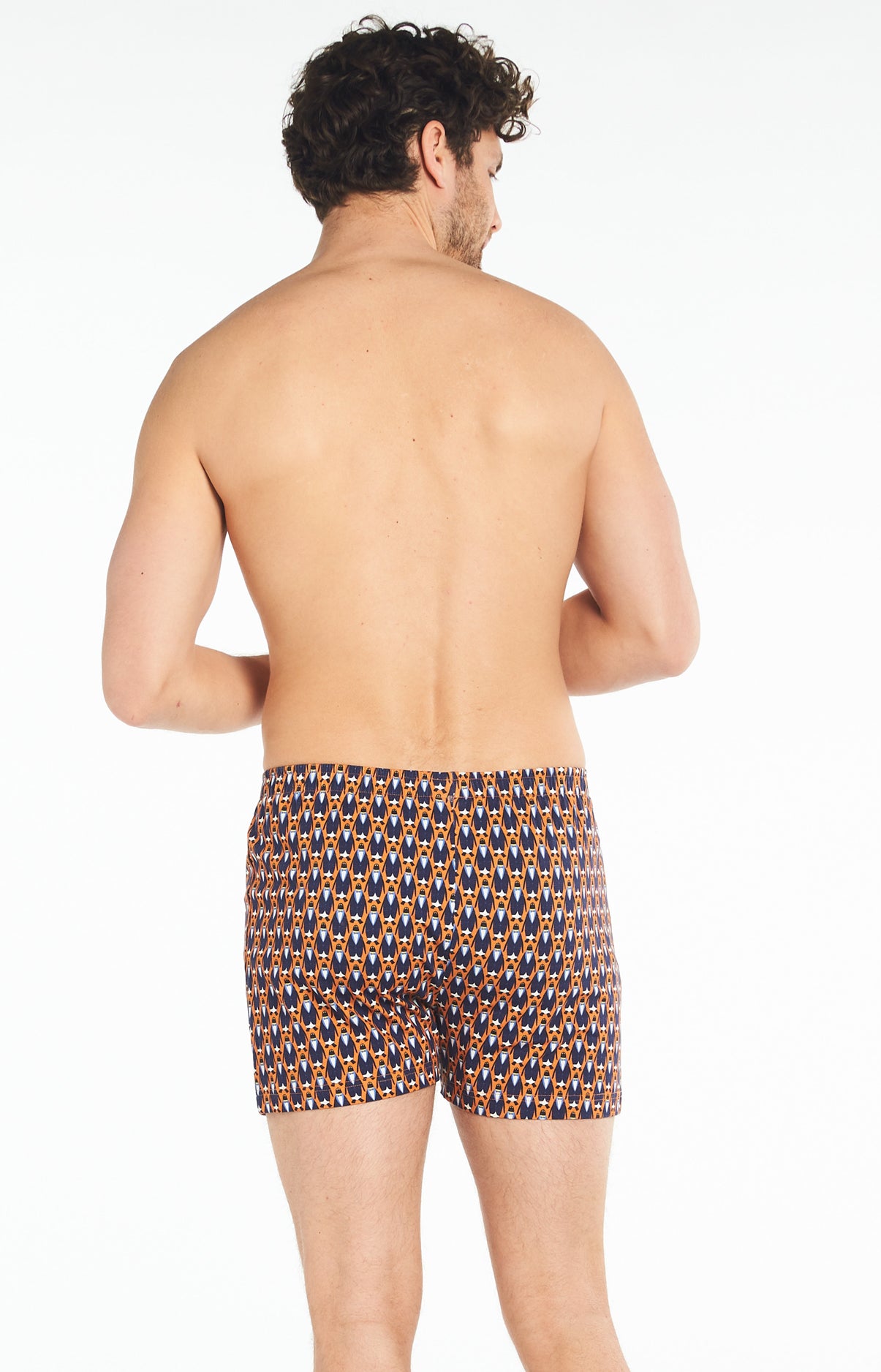 arthur-le-club-cale-on-nuit-homme-orange-coton-bio image 6