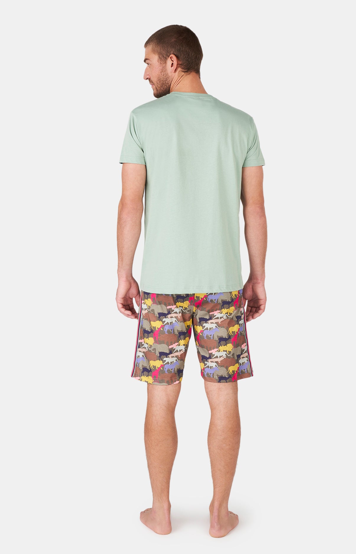 arthur-bob-brousse-lit-pyjashort-homme-coton-bio-multicolore image 5