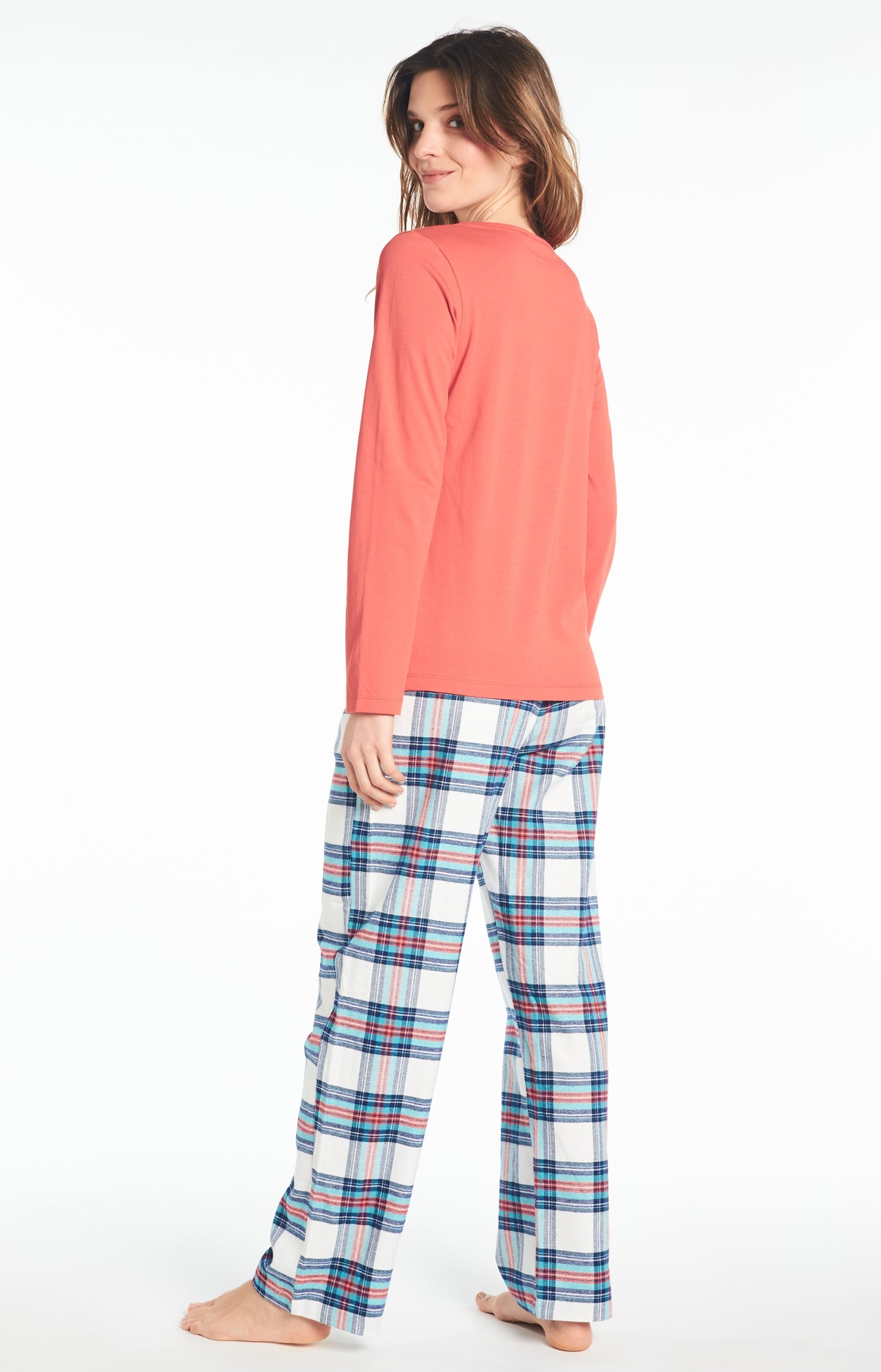 arthur-bob-pas-froid-aux-yeux-pyjama-femme-coton-neige image 2