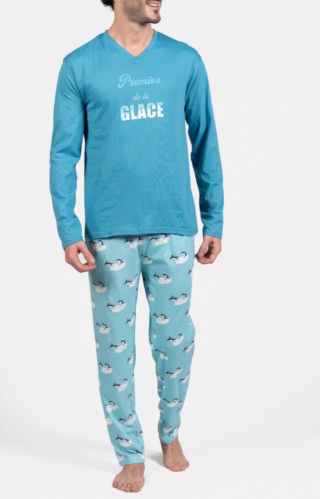 arthur-bob-premier-de-la-glace-pyjama-coton-ice-homme image 1