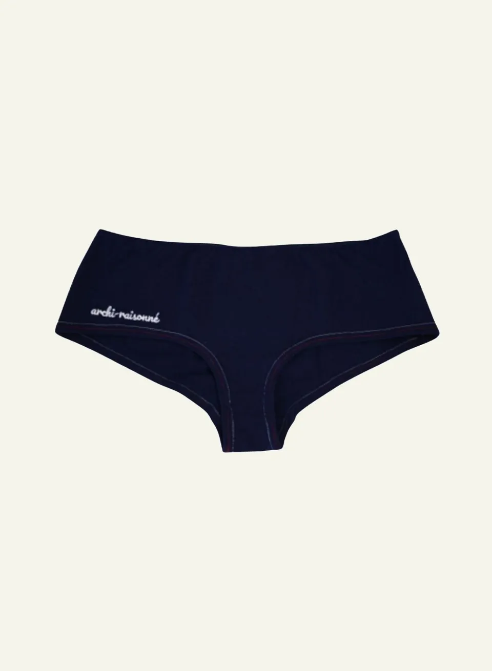 archiduchesse-recycl-e-le-shorty-raisonn-shorty-bleu-coton-bio-m image 1