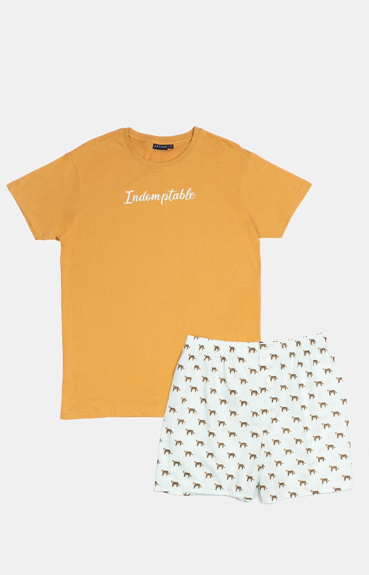 arthur-bob-khan-pyjama-ice-l-coton-manches-courtes image 3