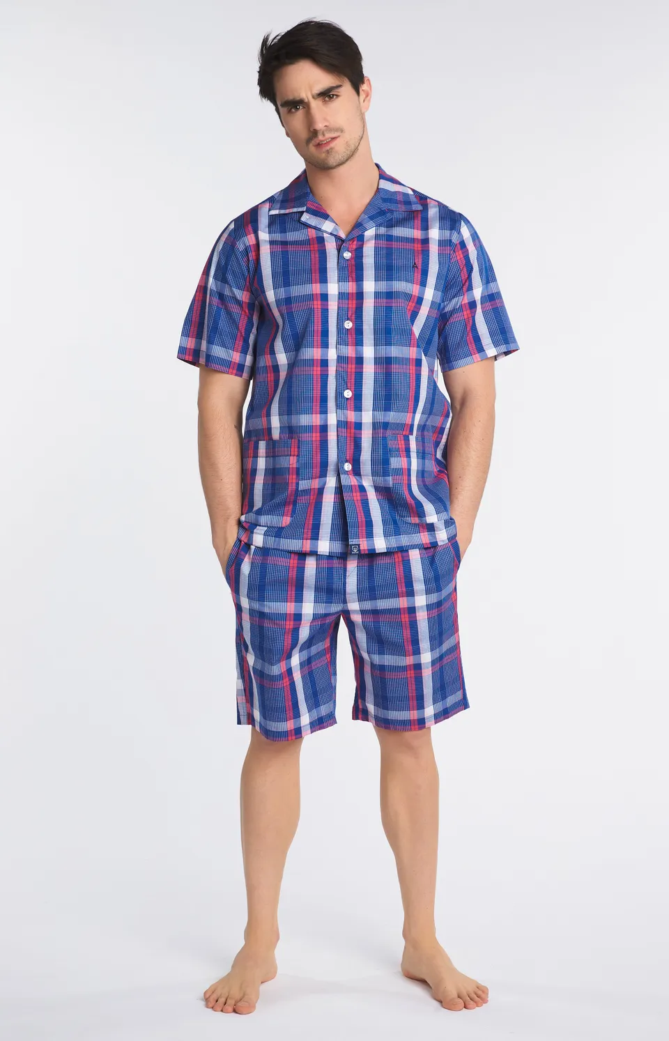 arthur-bob-pyjashort-op-ra-coton-bio-marine-l image 1