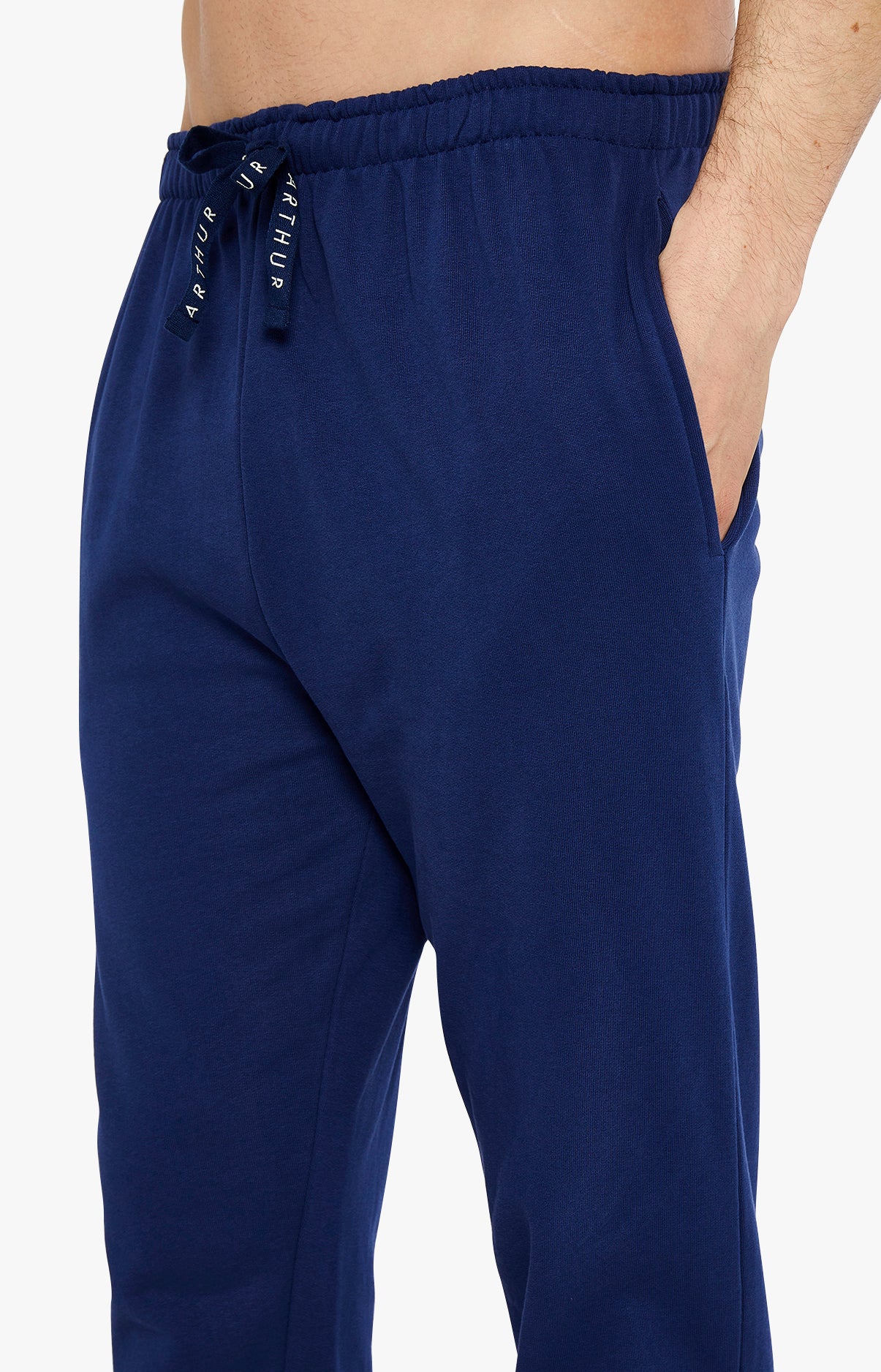 arthur-bob-pyjama-coton-bio-homme-marine-manches-longues image 6