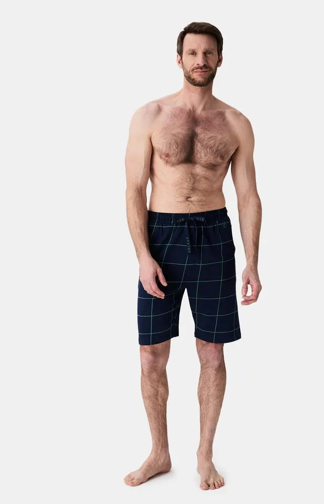 arthur-bob-windsor-short-pyjama-homme-marine-coton-bio image 1