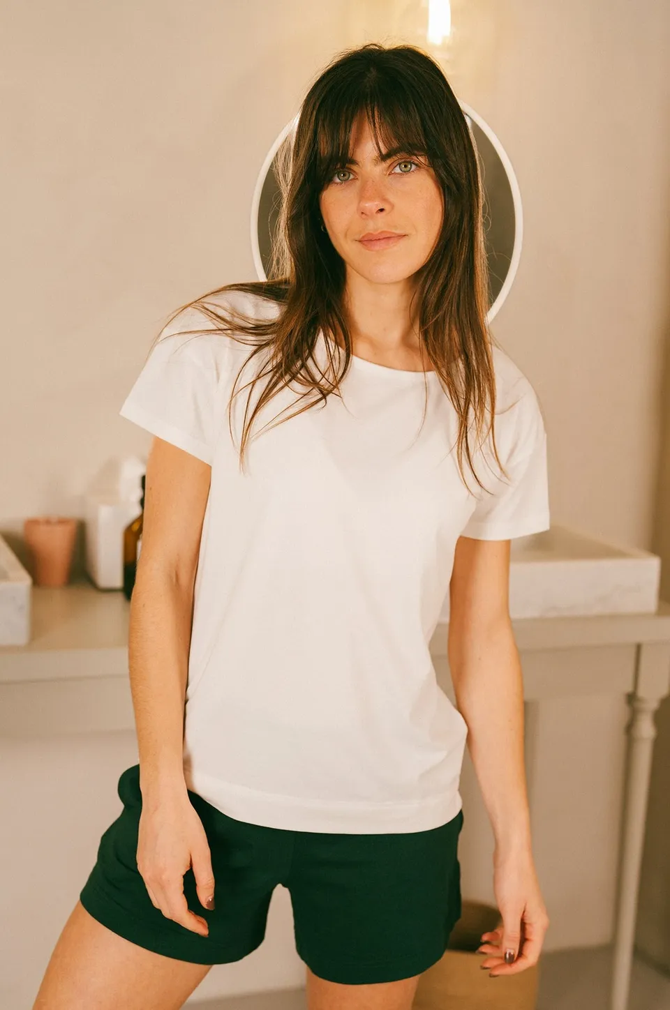 p-trone-t-shirt-manches-courtes-boxy-femme-coton-bio image 1