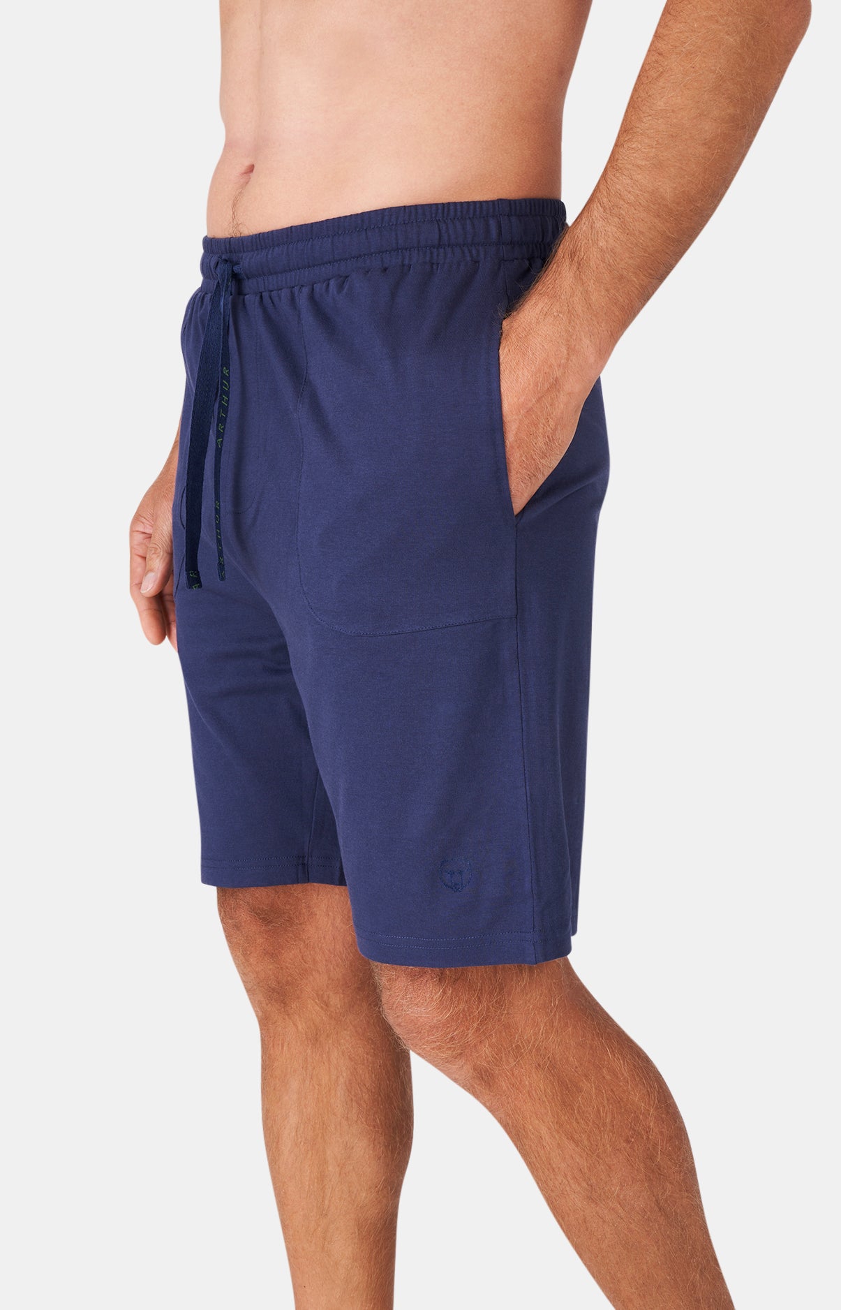 arthur-bob-short-pyjama-homme-marine-coton-bio image 5
