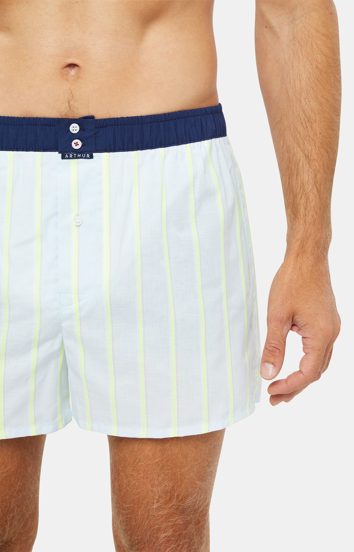 arthur-le-club-n-1030-cale-on-homme-ciel-coton-bio image 2