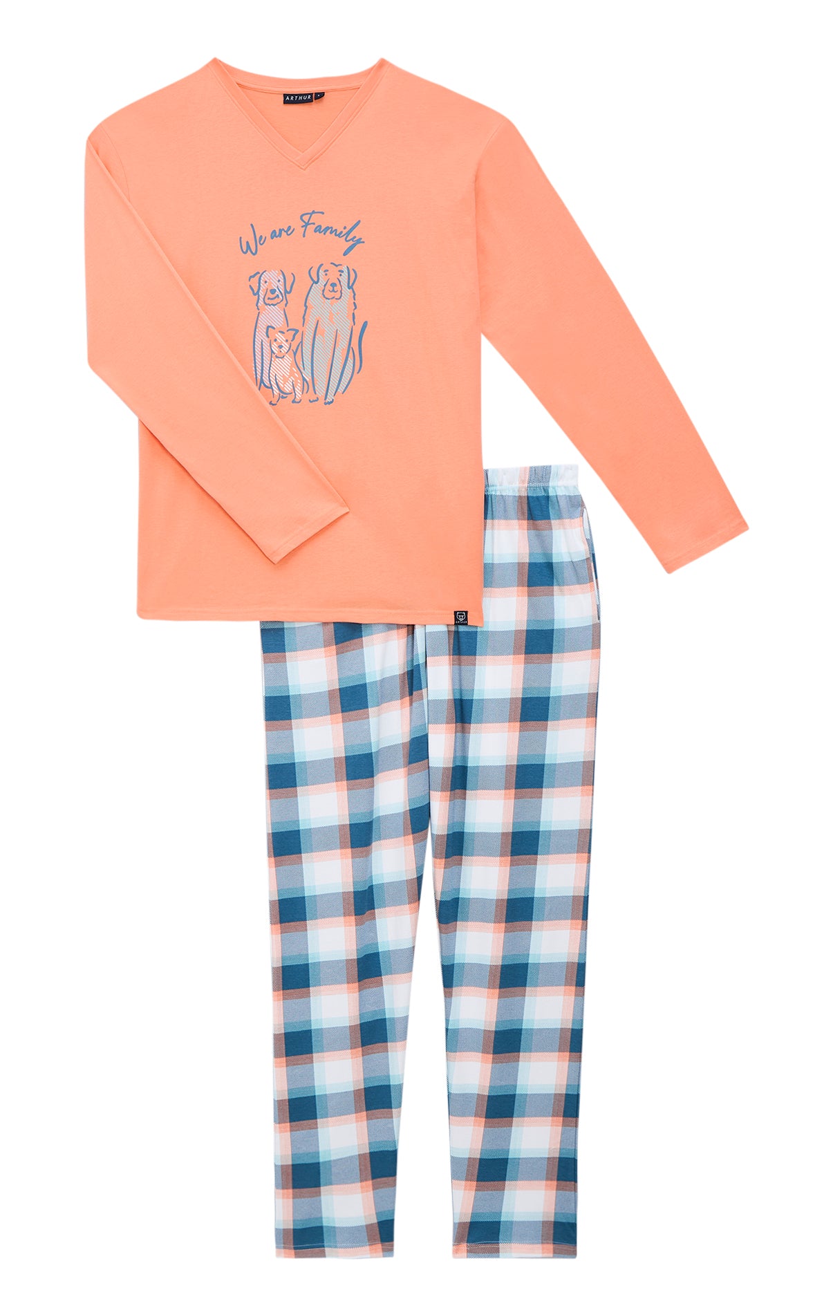 arthur-bob-we-are-family-pyjama-homme-multicolore image 3