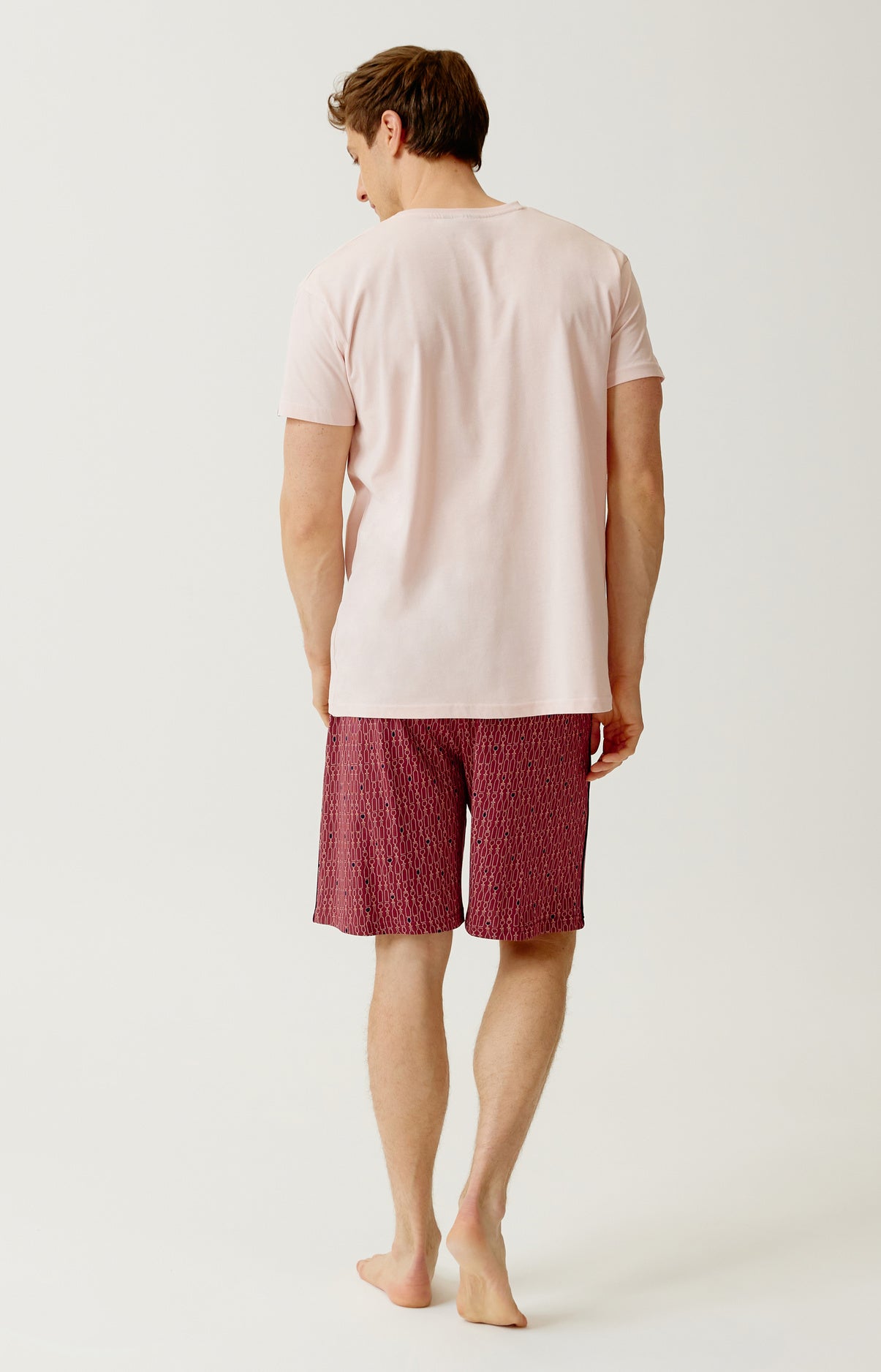 arthur-bob-pyjashort-mill-sim-coton-bio-bordeaux-homme image 6