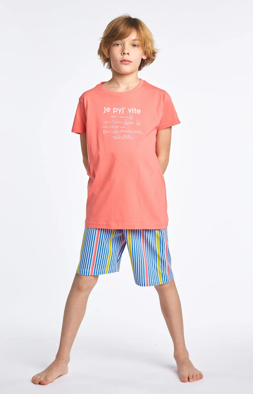 arthur-bob-pyj-vite-pyjashort-enfant-coton-bio-multicolore image 1